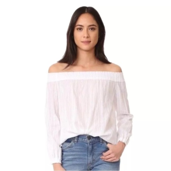RAG & BONE DREW OFF SHOULDER TOP - Picture 2 of 15